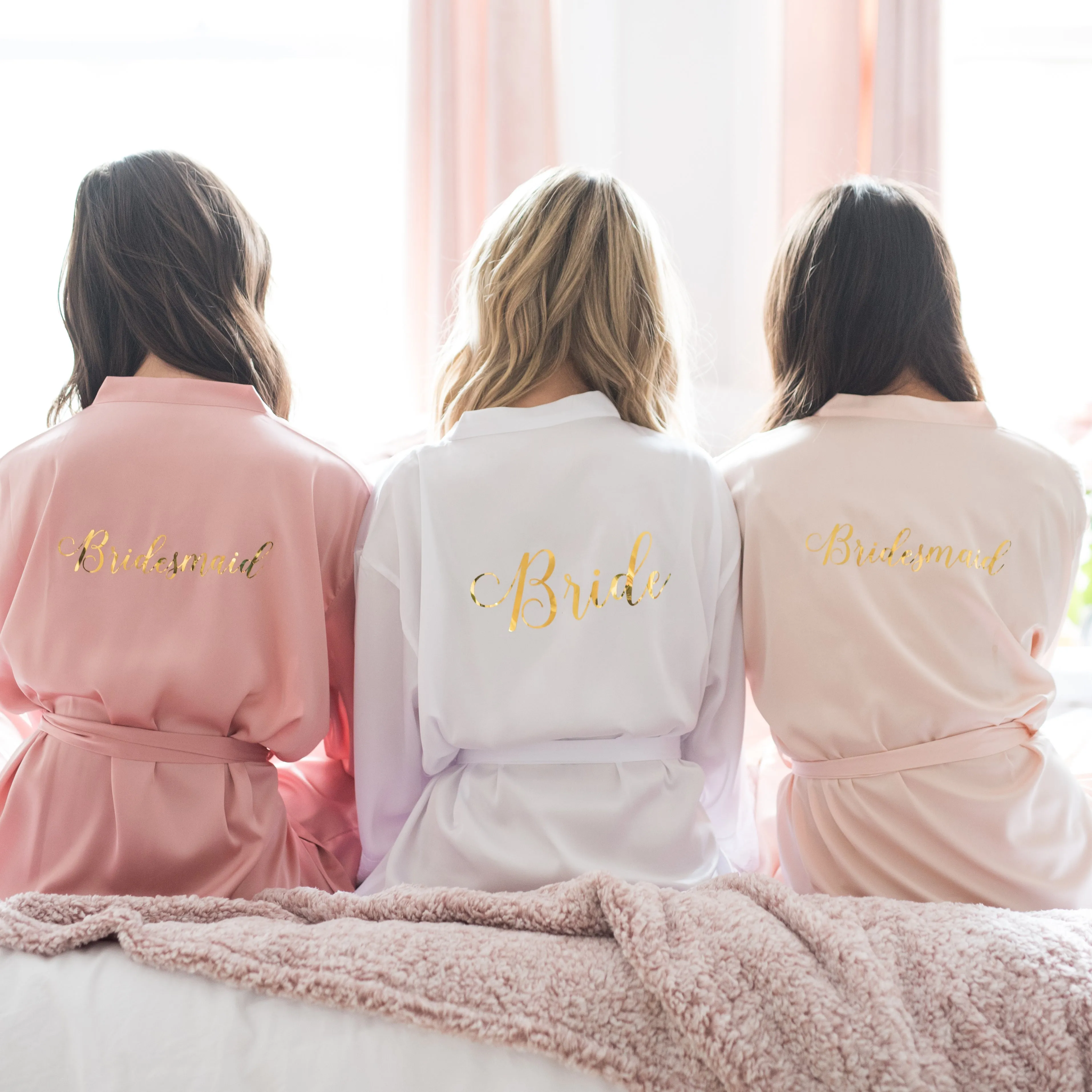 Silky Lace Robes-Back Text