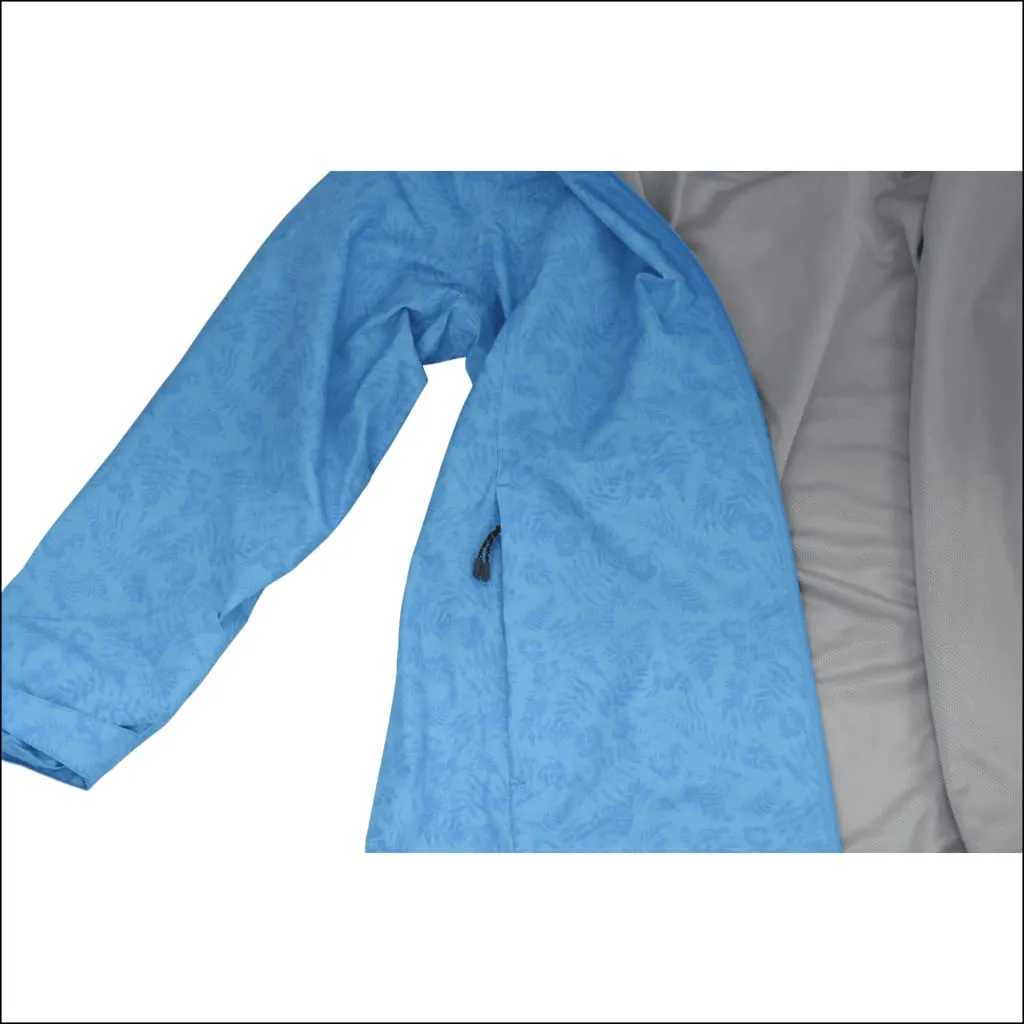 Snow Country Outerwear 1X-2X Women’s Plus Size Rain Jacket Printed Wind Breaker Waterproof