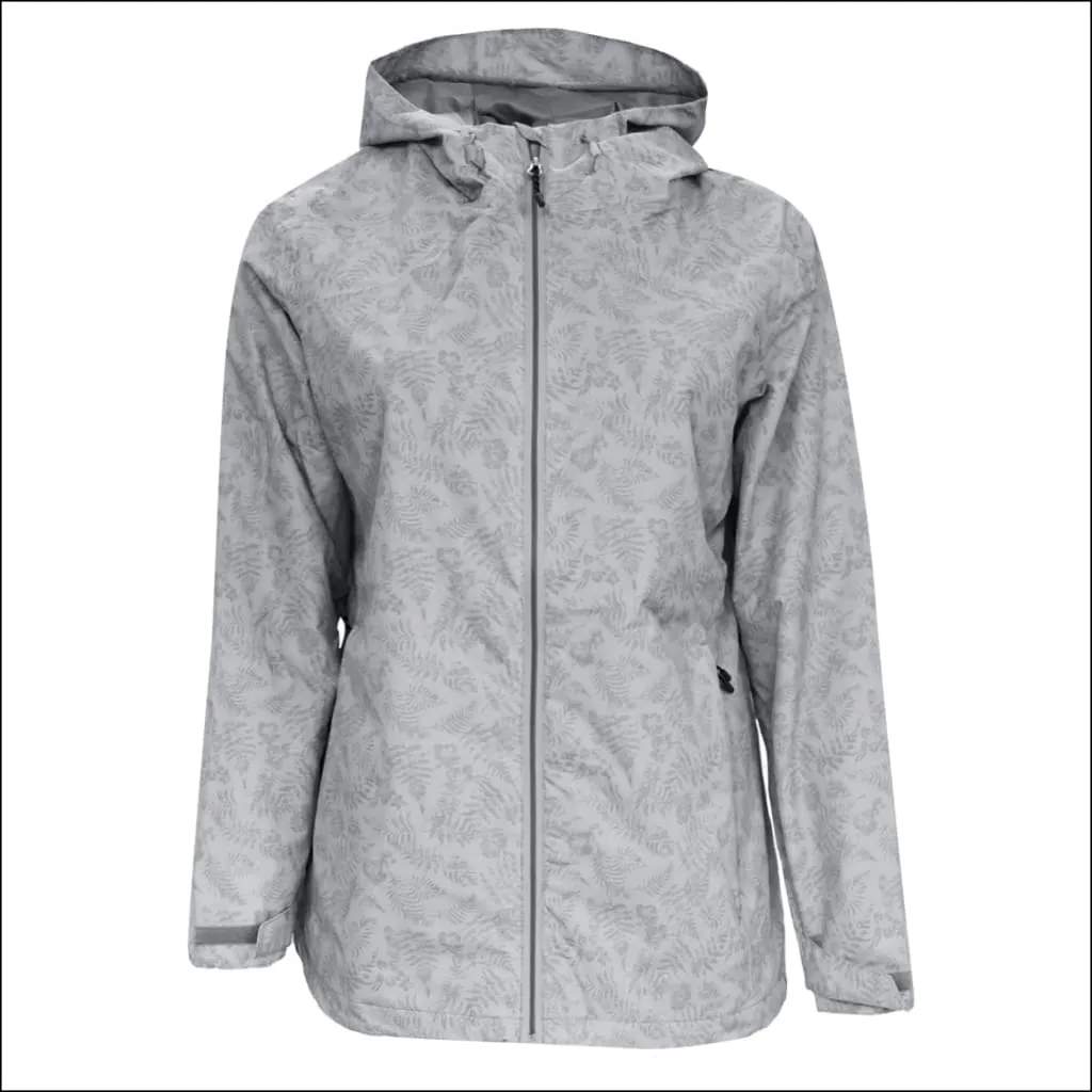 Snow Country Outerwear 1X-2X Women’s Plus Size Rain Jacket Printed Wind Breaker Waterproof