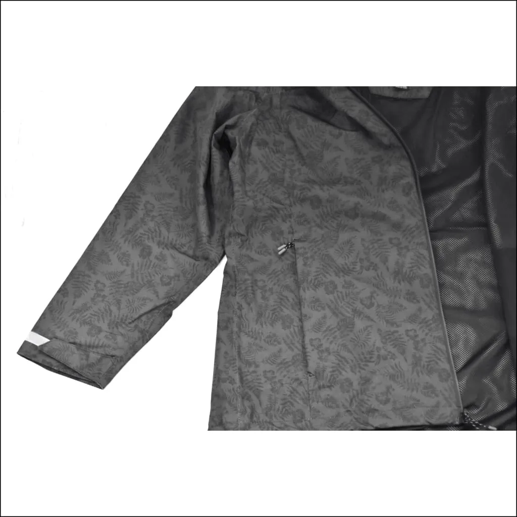 Snow Country Outerwear 1X-2X Women’s Plus Size Rain Jacket Printed Wind Breaker Waterproof