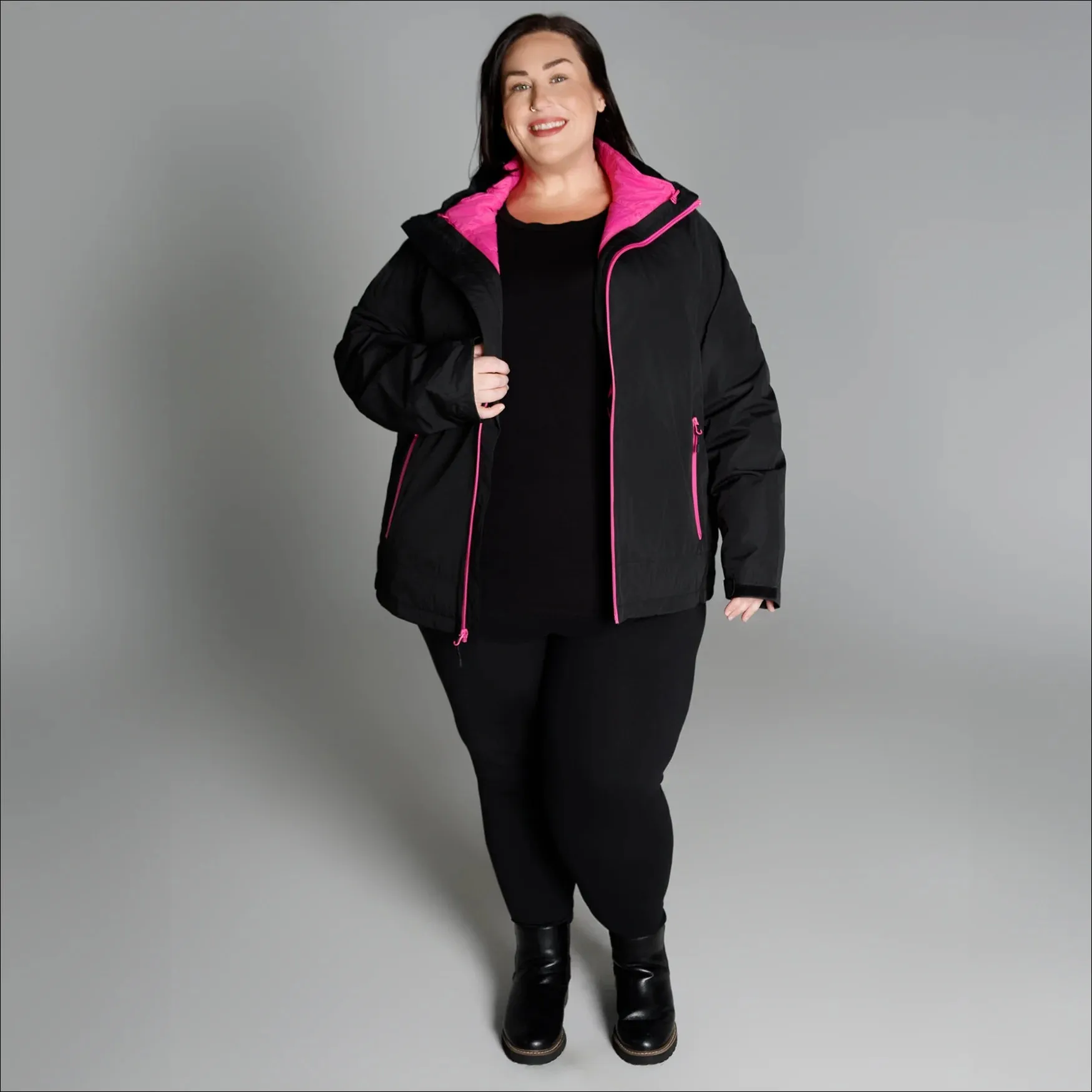 Snow Country Outerwear Women’s Plus Size Alps 3-in-1 Winter Down Alternative Coat 1X - 6X