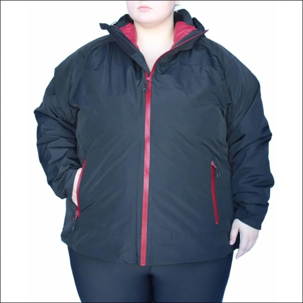 Snow Country Outerwear Women’s Plus Size Alps 3-in-1 Winter Down Alternative Coat 1X - 6X