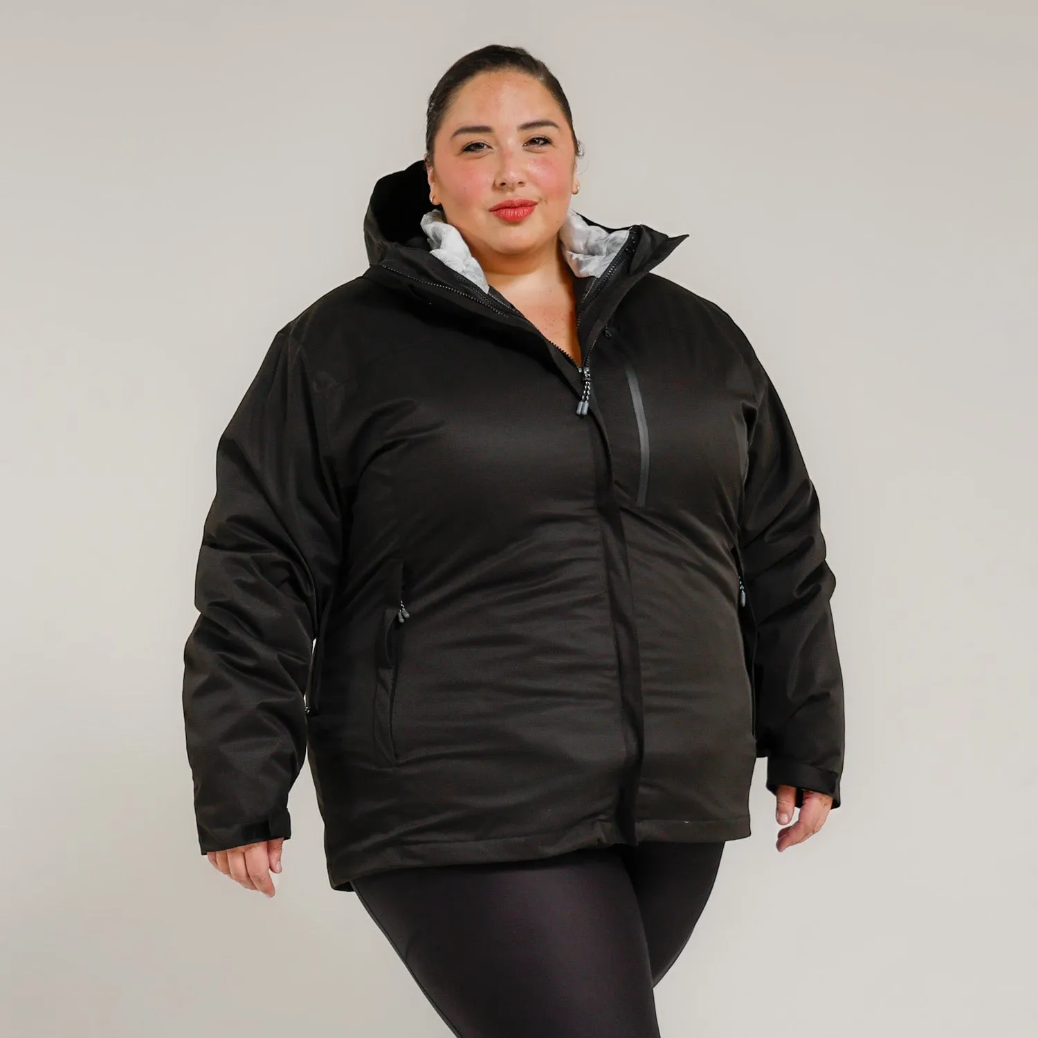 Snow Country Outerwear Women’s Plus Size Alps 3-in-1 Winter Down Alternative Coat 1X - 6X