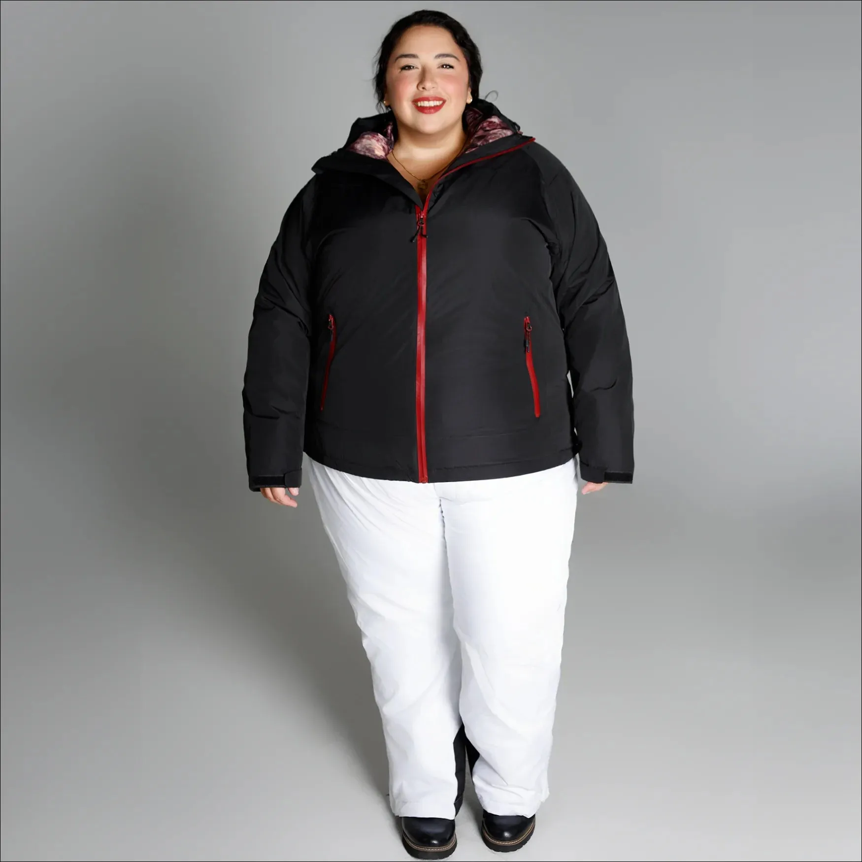 Snow Country Outerwear Women’s Plus Size Alps 3-in-1 Winter Down Alternative Coat 1X - 6X