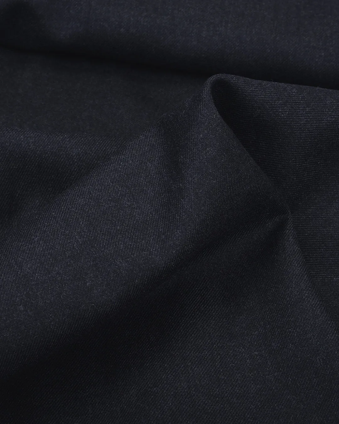 Soft Midnight Grey Twill