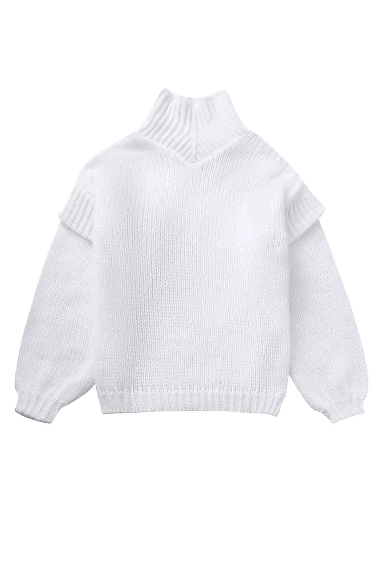 Solid Long Sleeve Cowl Neck Sweater