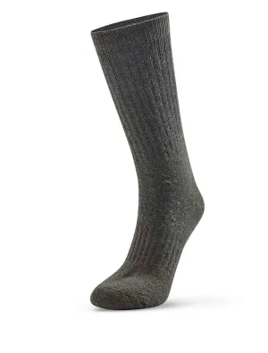 Southern Merino Wool Boot Socks in Khaki - Narrow Fit