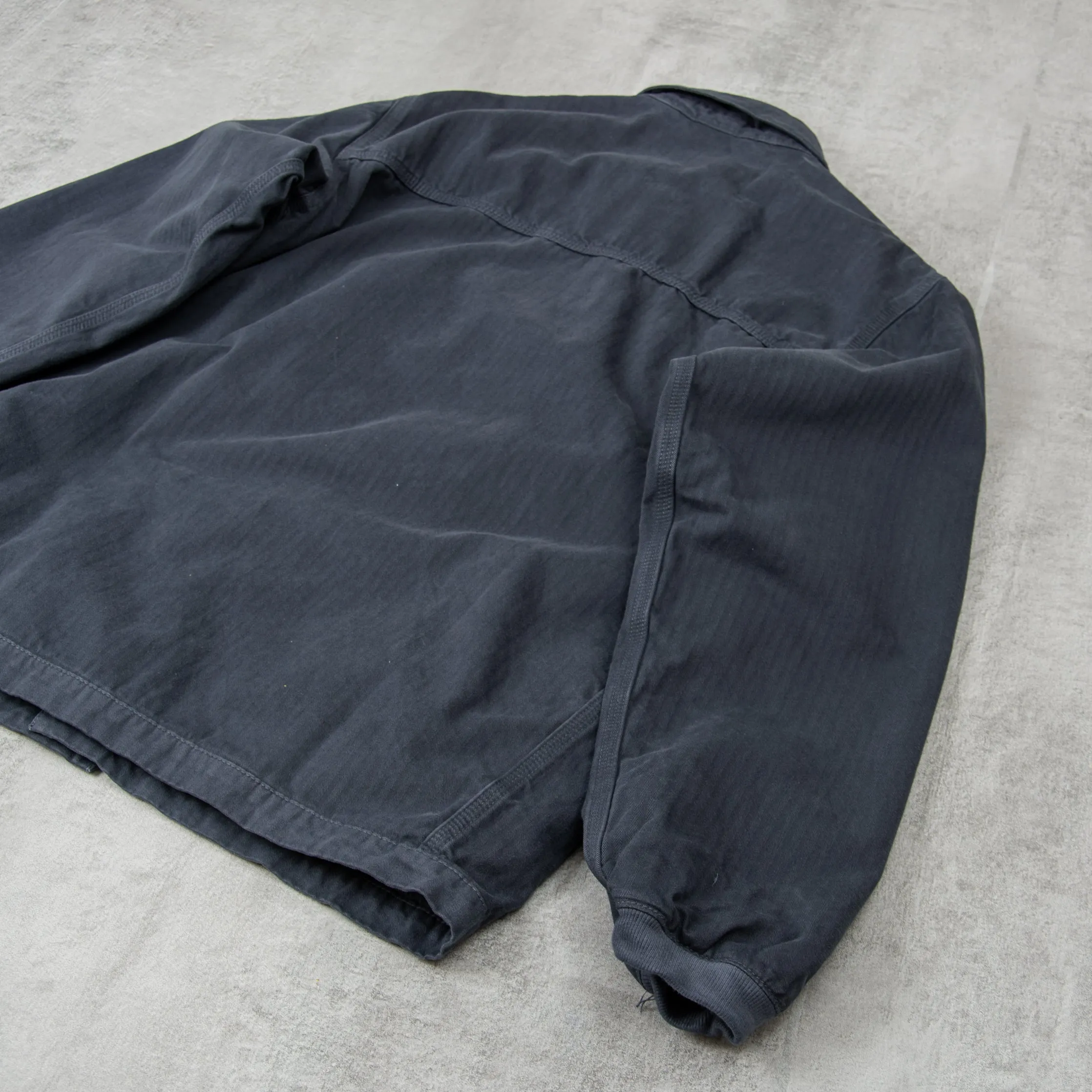 Stan Ray Pork Chop Jacket Lined - Navy Herringbone