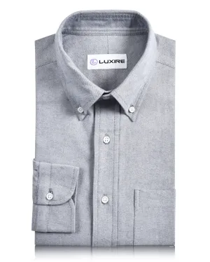 Stone Grey Soft Oxford Shirt