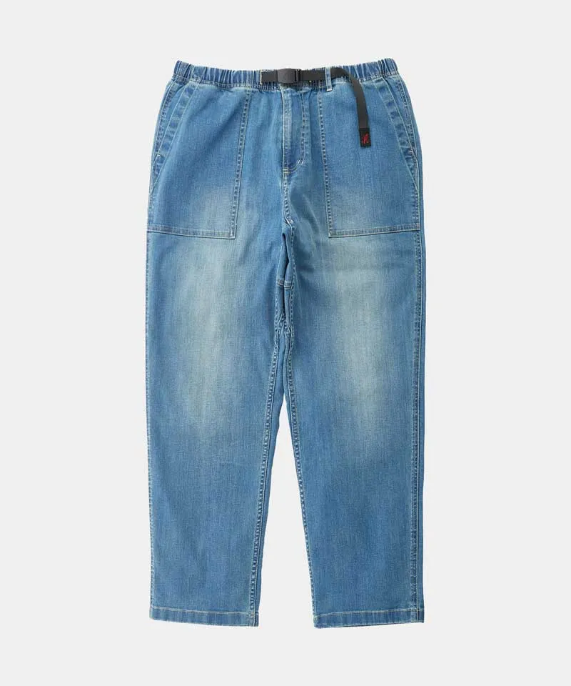 Stretch Denim Loose Tapered Ridge Pant