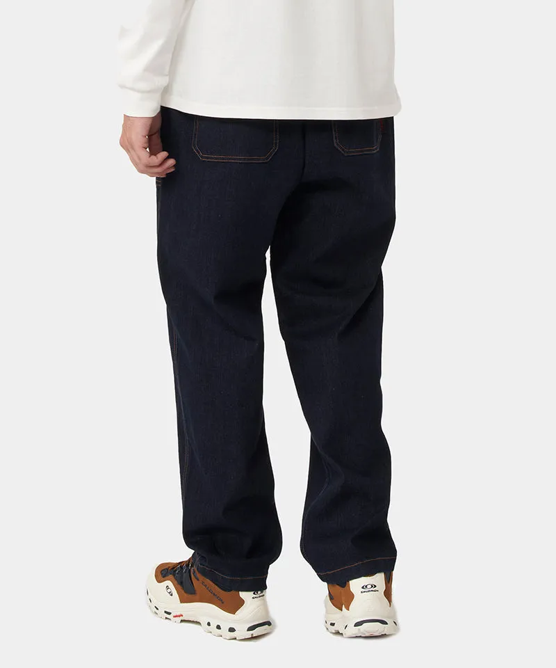 Stretch Denim Loose Tapered Ridge Pant