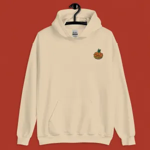 Tropical Pineapple Bun Embroidered Hoodie