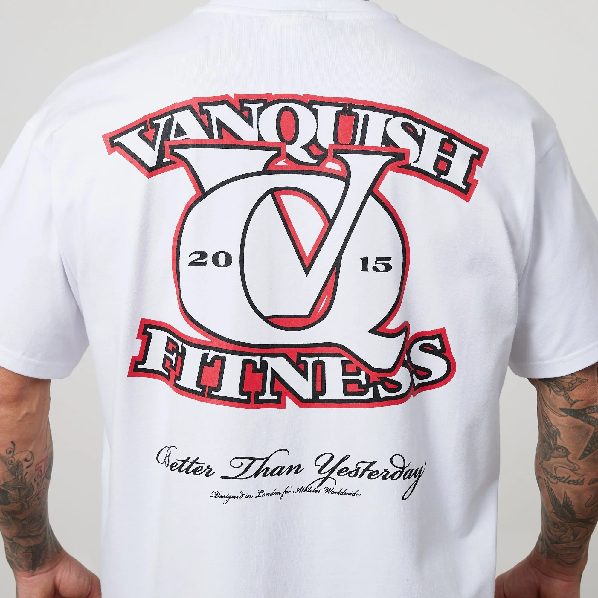 Vanquish TSP White VQ Interlock Oversized T Shirt