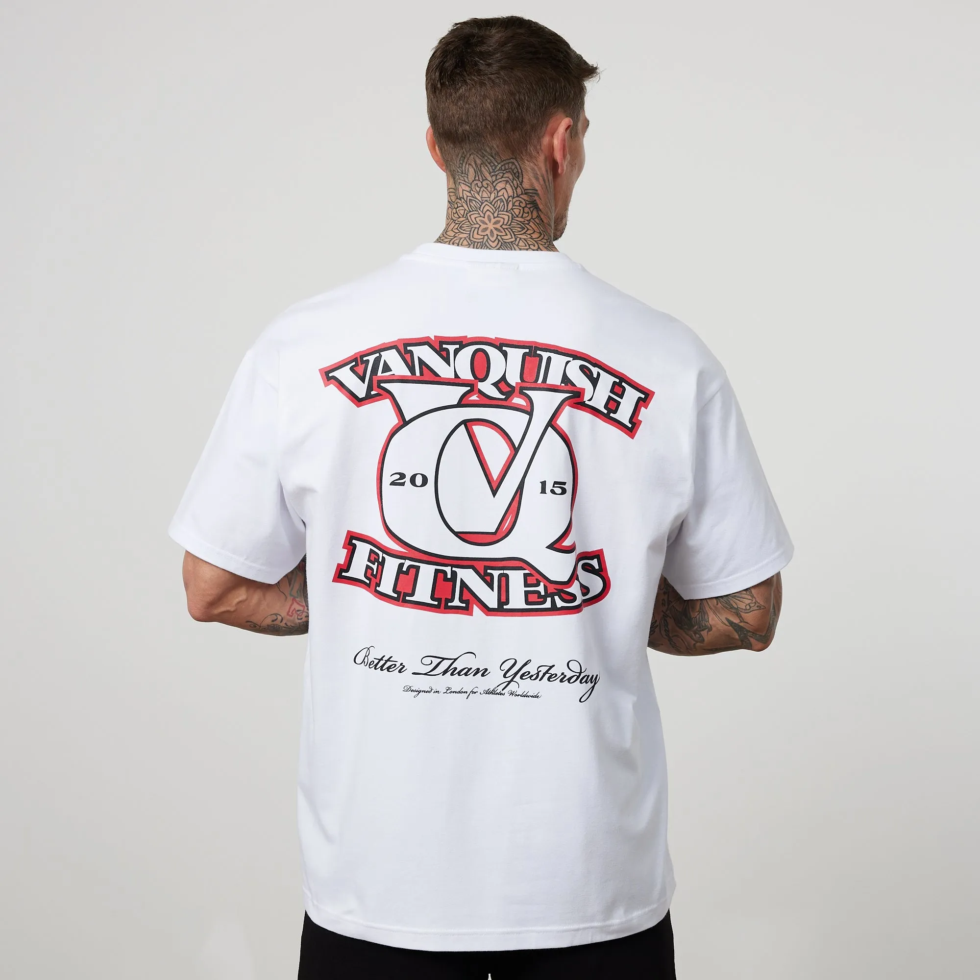 Vanquish TSP White VQ Interlock Oversized T Shirt