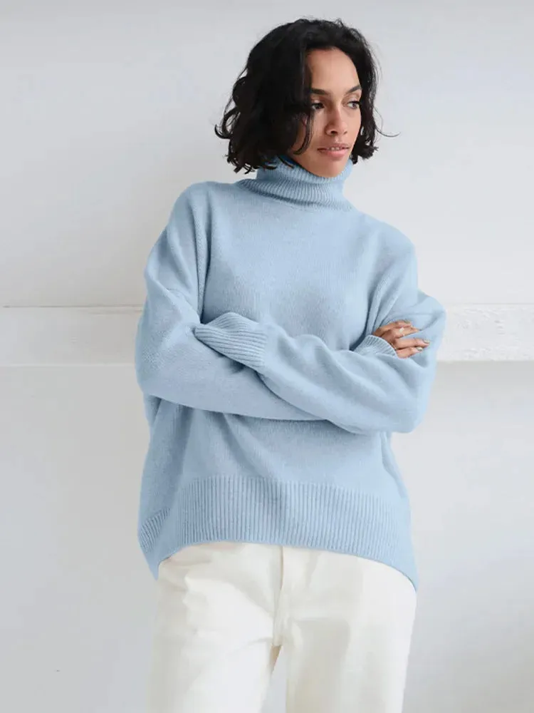 Wenkouban-Christmas Thanksgiving outfits_Chic Thickened Inner Wear Solid Fashion Knitted Jumper Christmas Sweater